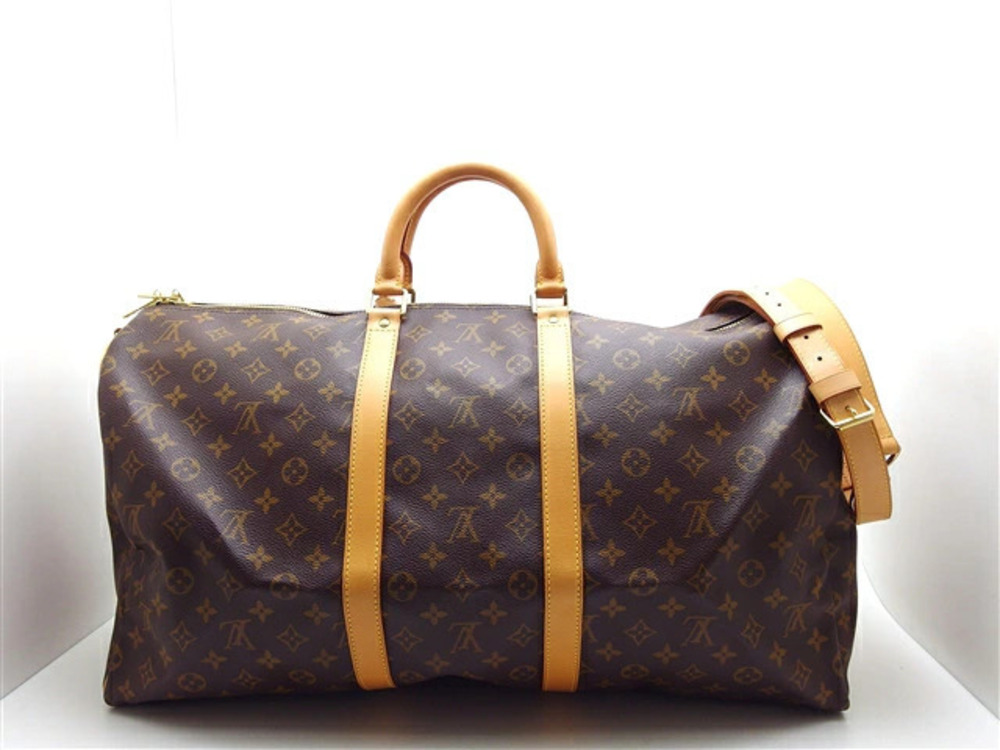 LOUIS VUITTON Keepall Bandouliere Boston Bag Monogram